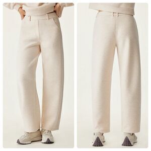 OGL Cream Wide-Leg Pants